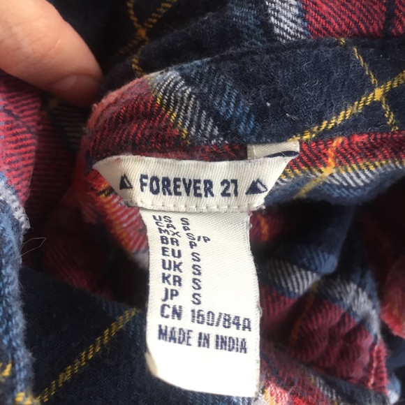 Forever 21 Plaid shirt - Picture 2 of 2